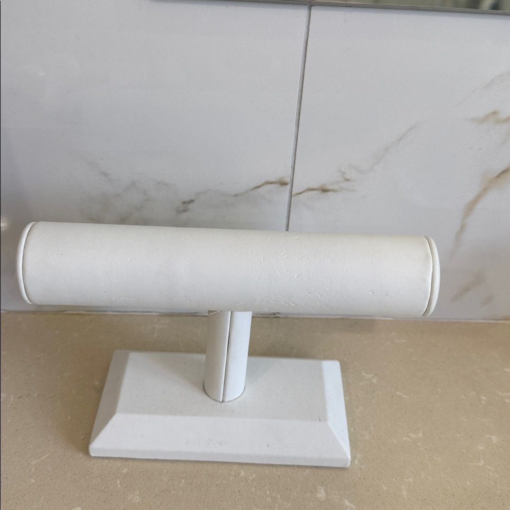 Elegant White Jewelry Display Stand